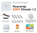 ZONT Climatic 1.2 Погодозависимый автоматический GSM / Wi-Fi регулятор (1 ГВС + 2 прямых/смесительных) с доставкой в Новошахтинск